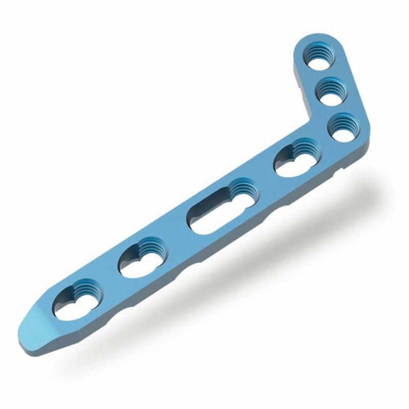 Auxein - 2.4мм Блокуючий “L” Дорсолатеральний дистальний промінь пластина, скошена, кутова